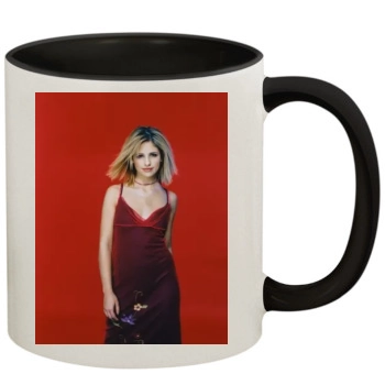 Sarah Michelle Gellar 11oz Colored Inner & Handle Mug