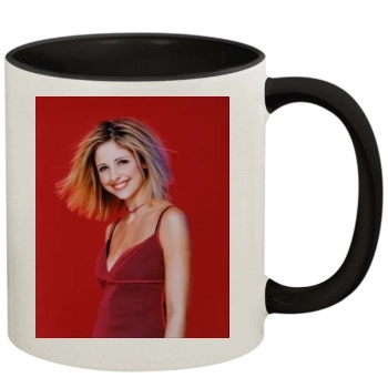 Sarah Michelle Gellar 11oz Colored Inner & Handle Mug