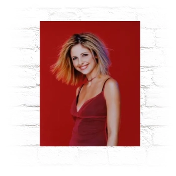 Sarah Michelle Gellar Metal Wall Art