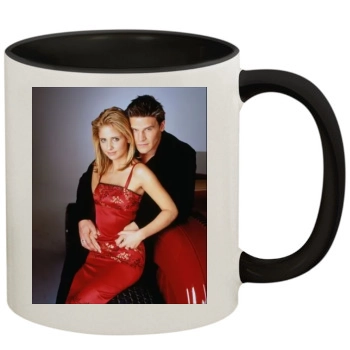 Sarah Michelle Gellar 11oz Colored Inner & Handle Mug