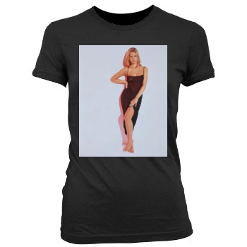 Sarah Michelle Gellar Women's Junior Cut Crewneck T-Shirt