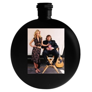 Sarah Michelle Gellar Round Flask