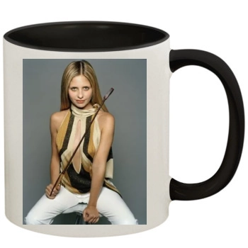 Sarah Michelle Gellar 11oz Colored Inner & Handle Mug