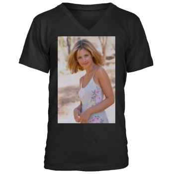 Sarah Michelle Gellar Men's V-Neck T-Shirt