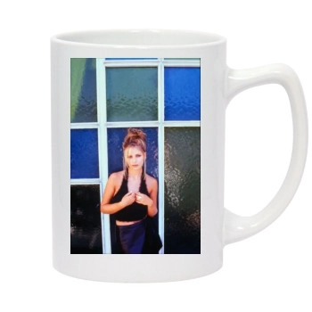 Sarah Michelle Gellar 14oz White Statesman Mug