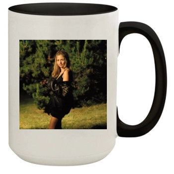 Sarah Michelle Gellar 15oz Colored Inner & Handle Mug