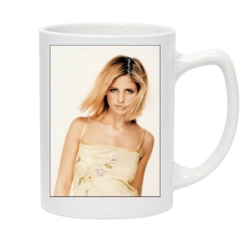 Sarah Michelle Gellar 14oz White Statesman Mug