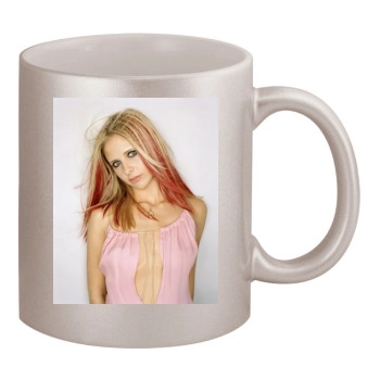 Sarah Michelle Gellar 11oz Metallic Silver Mug