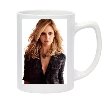 Sarah Michelle Gellar 14oz White Statesman Mug