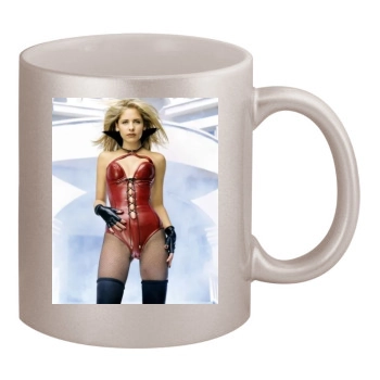 Sarah Michelle Gellar 11oz Metallic Silver Mug