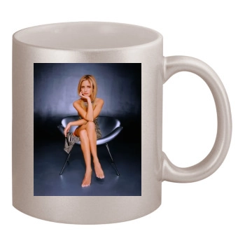 Sarah Michelle Gellar 11oz Metallic Silver Mug