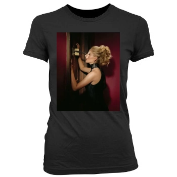 Sarah Michelle Gellar Women's Junior Cut Crewneck T-Shirt