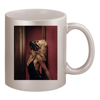 Sarah Michelle Gellar 11oz Metallic Silver Mug