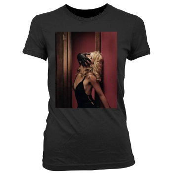 Sarah Michelle Gellar Women's Junior Cut Crewneck T-Shirt