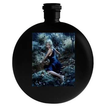 Sarah Michelle Gellar Round Flask