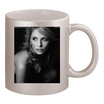 Sarah Michelle Gellar 11oz Metallic Silver Mug