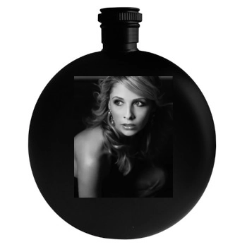 Sarah Michelle Gellar Round Flask