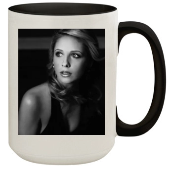 Sarah Michelle Gellar 15oz Colored Inner & Handle Mug