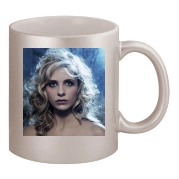 Sarah Michelle Gellar 11oz Metallic Silver Mug