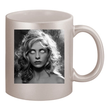 Sarah Michelle Gellar 11oz Metallic Silver Mug