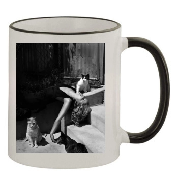 Sarah Michelle Gellar 11oz Colored Rim & Handle Mug