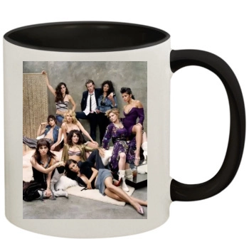 Sarah Shahi 11oz Colored Inner & Handle Mug