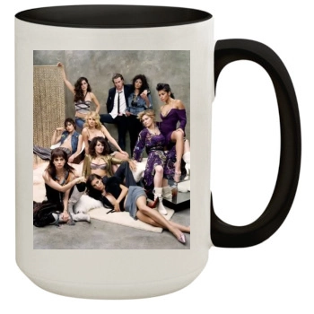 Sarah Shahi 15oz Colored Inner & Handle Mug