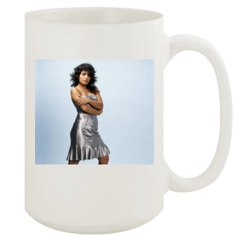 Sarah Shahi 15oz White Mug