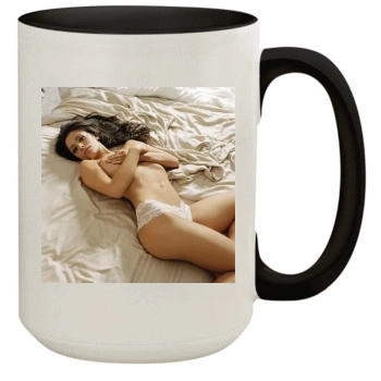 Sarah Shahi 15oz Colored Inner & Handle Mug