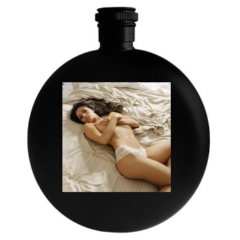 Sarah Shahi Round Flask