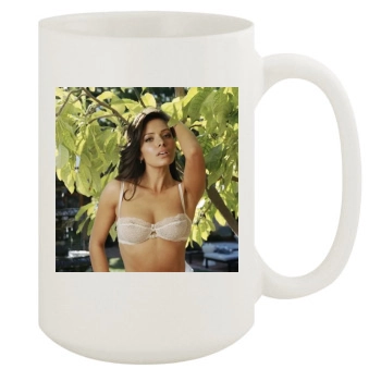 Sarah Shahi 15oz White Mug