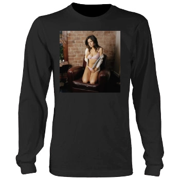 Sarah Shahi Men's Heavy Long Sleeve TShirt