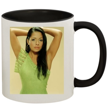 Sarah Shahi 11oz Colored Inner & Handle Mug