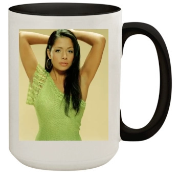 Sarah Shahi 15oz Colored Inner & Handle Mug