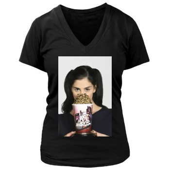 Sarah Silverman Women's Deep V-Neck TShirt