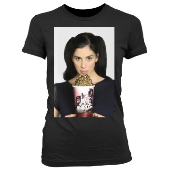 Sarah Silverman Women's Junior Cut Crewneck T-Shirt