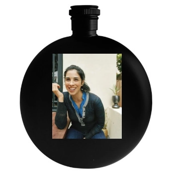 Sarah Silverman Round Flask