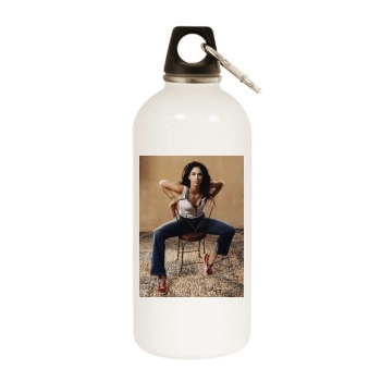 Sarah Silverman White Water Bottle With Carabiner