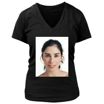 Sarah Silverman Women's Deep V-Neck TShirt