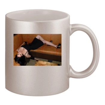 Sarah Silverman 11oz Metallic Silver Mug