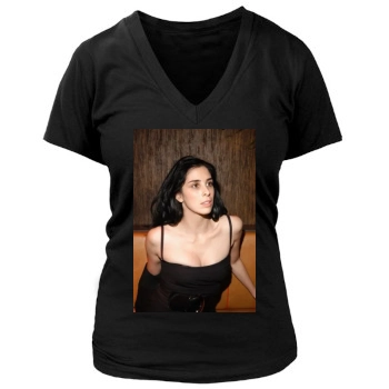 Sarah Silverman Women's Deep V-Neck TShirt