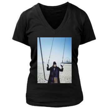 Sarah Silverman Women's Deep V-Neck TShirt