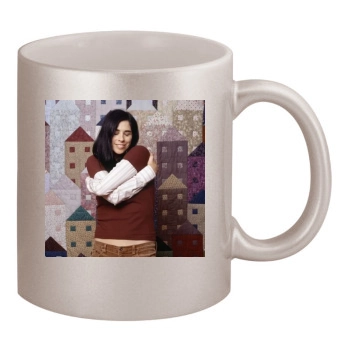 Sarah Silverman 11oz Metallic Silver Mug