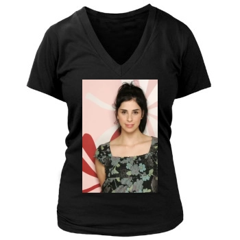 Sarah Silverman Women's Deep V-Neck TShirt