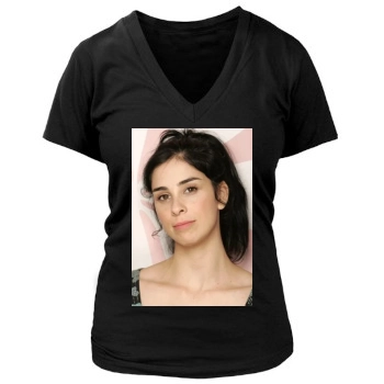 Sarah Silverman Women's Deep V-Neck TShirt