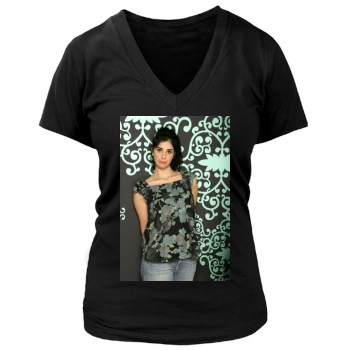 Sarah Silverman Women's Deep V-Neck TShirt