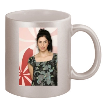 Sarah Silverman 11oz Metallic Silver Mug