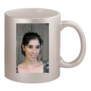 Sarah Silverman 11oz Metallic Silver Mug