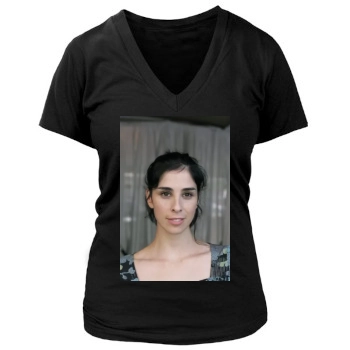 Sarah Silverman Women's Deep V-Neck TShirt