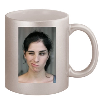 Sarah Silverman 11oz Metallic Silver Mug